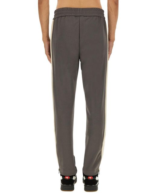 Palm Angels Gray Relaxed Fit Jogger Pants for men