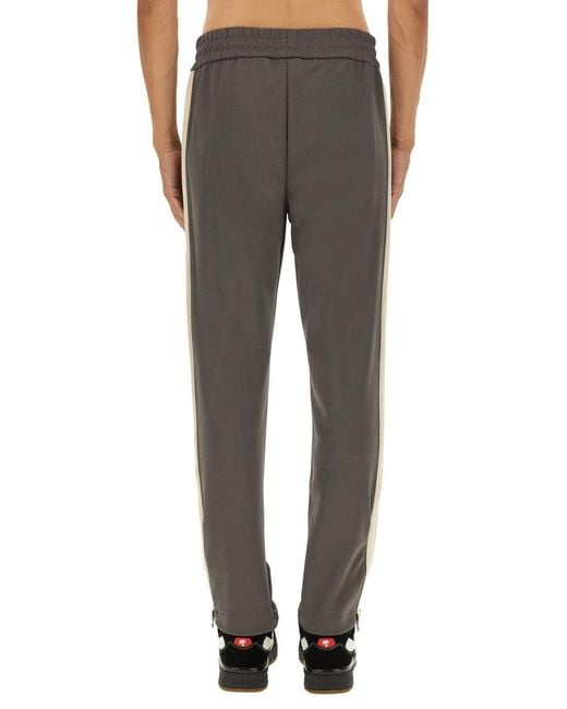 Palm Angels Jogger Pants Met Logo in het Gray voor heren