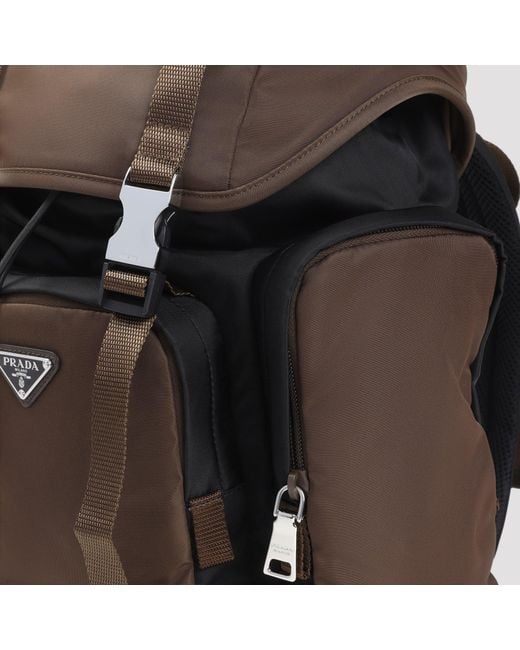 Prada Re Nylon Backpack in het Black