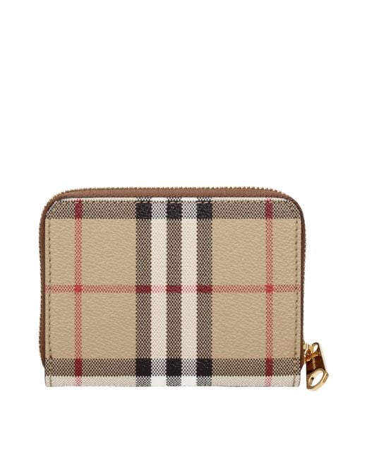 Burberry Brown Portadocumenti Donna Tessuto/Marrone Chiaro