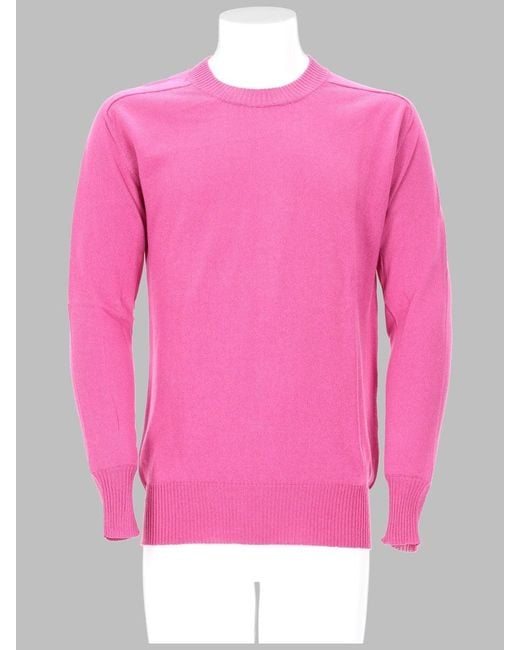 Laneus Pink Jumper Cotton-Viscose for men