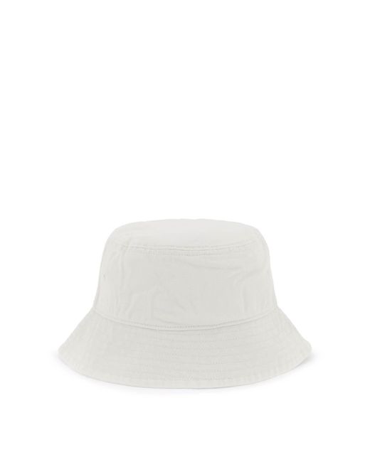 Sombrero de cubo de sarga Y-3 de hombre de color White