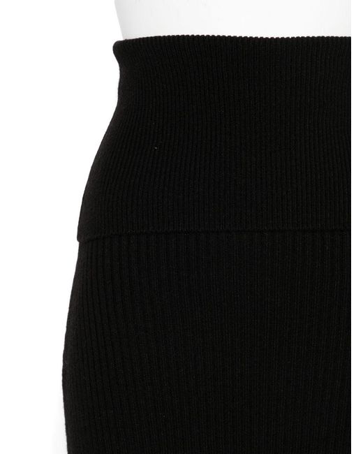 IRO Black Christy Wool Blend Skirt