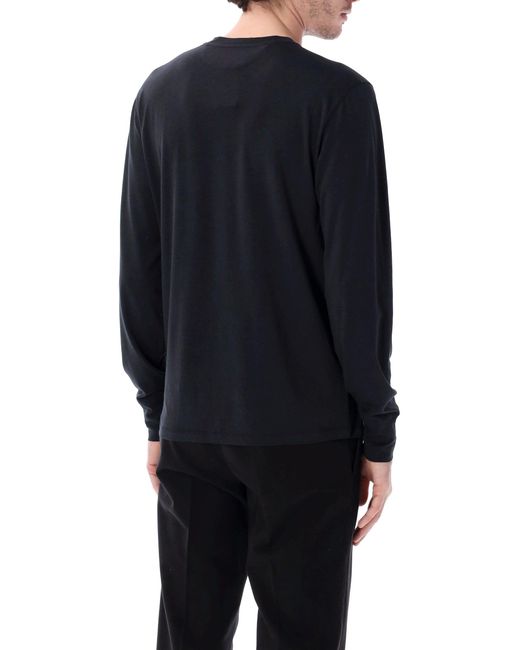 Tom Ford Blue Long Sleeve T-Shirt for men