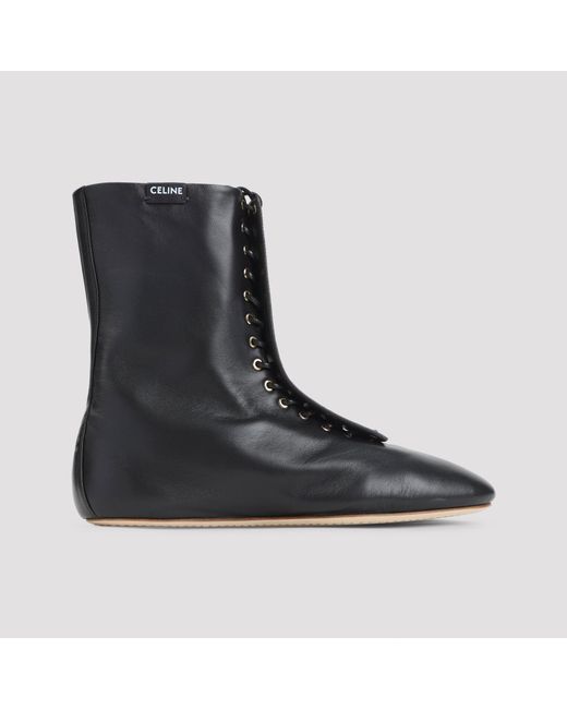 Céline Black Schnürstiefel