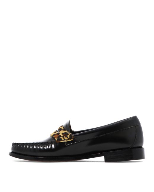 G.H.BASS Black G.hbass & Coweejuns Penny Loafers