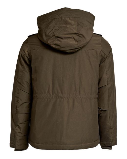 Woolrich Green Hooded Blouson Jacket