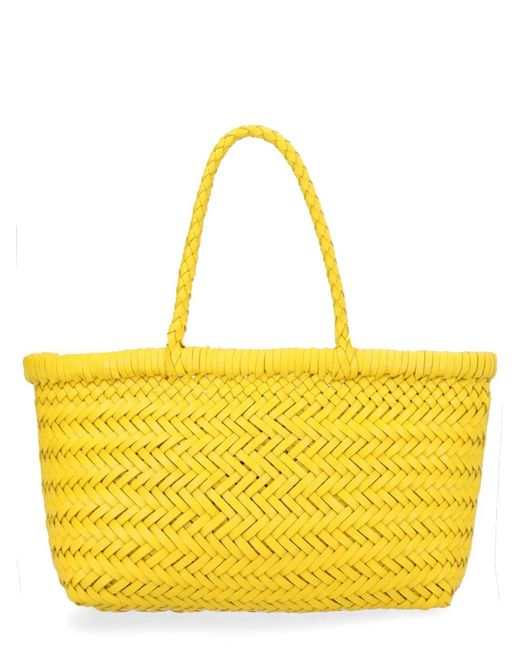 Dragon Diffusion Yellow "flat Gora" Mini Bag