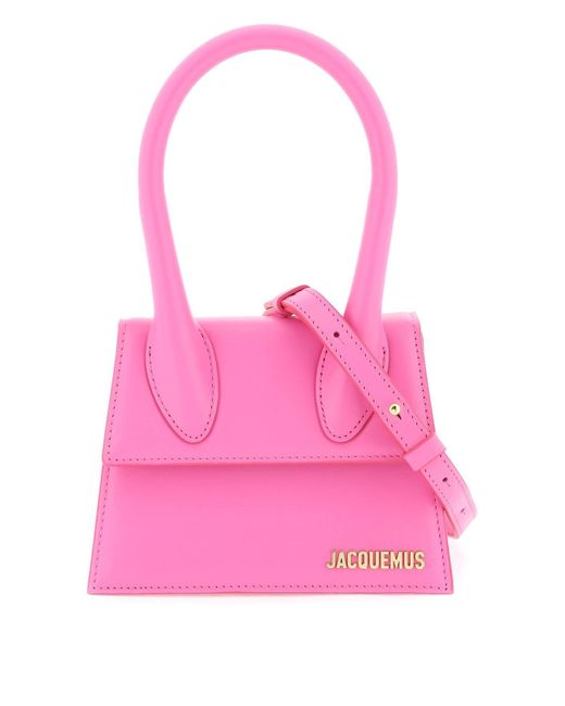 Jacquemus Pink Le Chiquito Moyen Bag