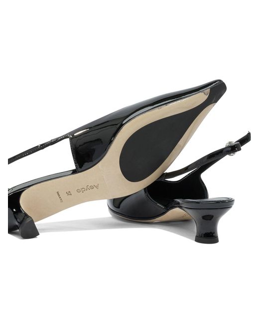 Aeyde "catrina 33mm" Slingback in het Black