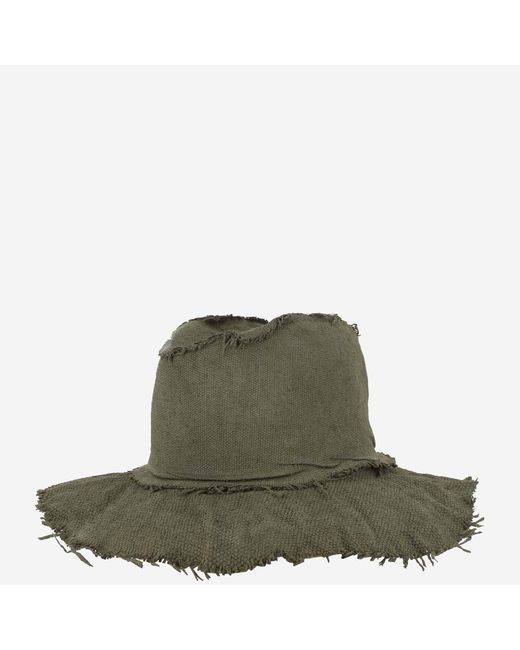 Reinhard Plank Green Straw Hat