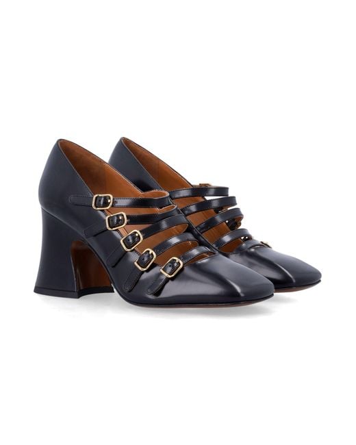 Chloé Blue Flat Shoes