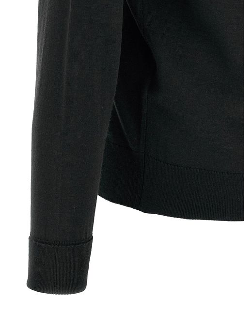 John Smedley Black Bobby Sweaters And Cardigans for men