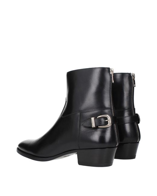 Céline Black Boots Leather