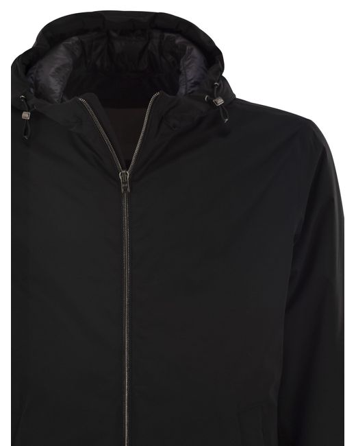 Herno Nylon Travel Jacket in het Black voor heren