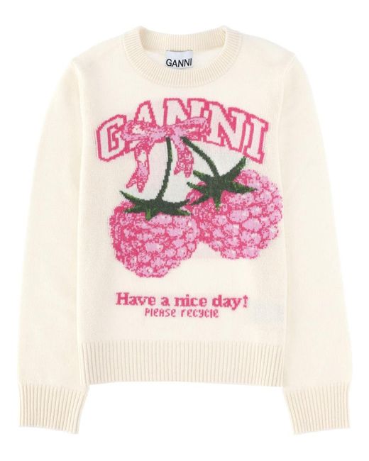 Ganni Pink Chic Sweater