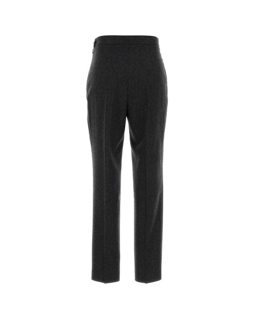 Jil Sander Black Dark Wool Pant