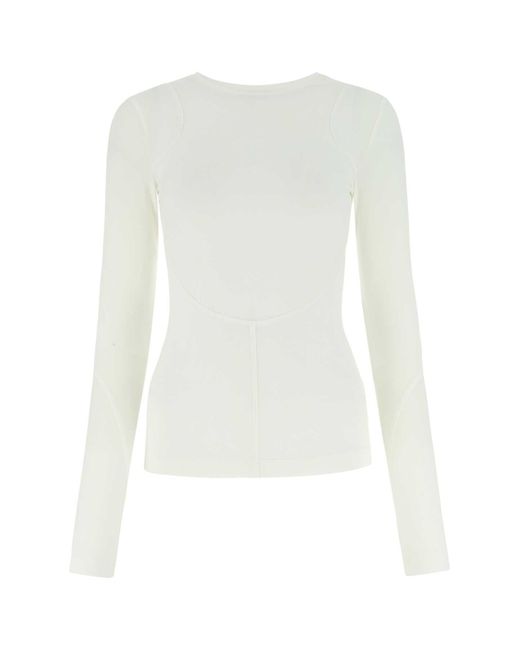 Givenchy White Stretch Nylon Top