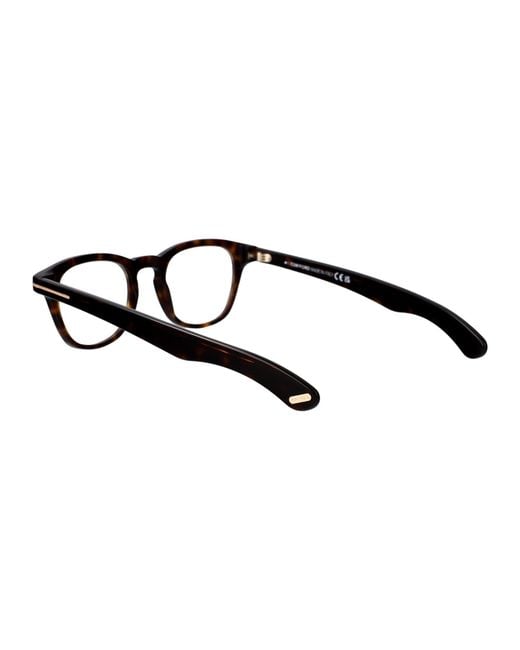 Tom Ford Black Round Optical Ft5976 B 052 for men
