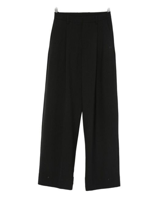 Moncler Genius Black Wool Blend Trousers