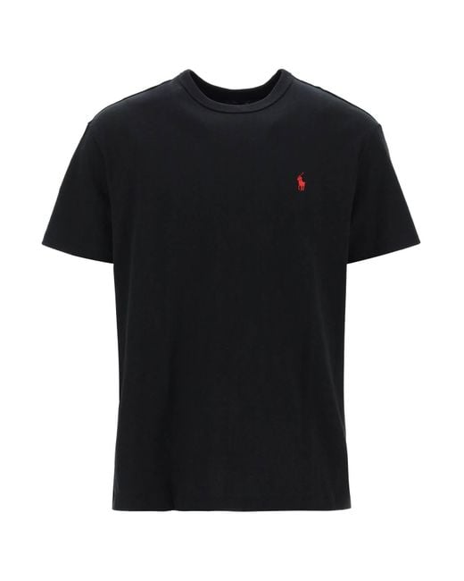 Polo Ralph Lauren Classic Fit T -shirt In Solid Jersey in het Black voor heren
