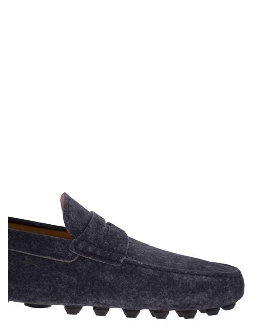Tod's Blue Gommino Bubble Sole for men