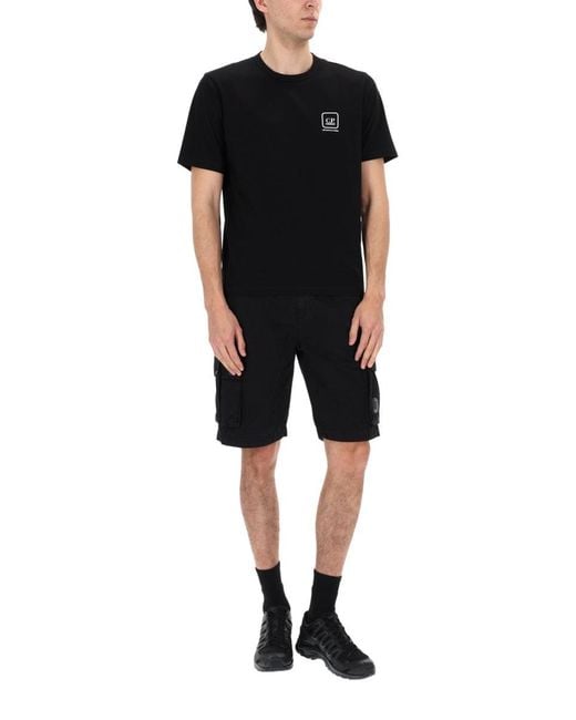 C P Company Black C. P. Company Swimwear 100% Cotton for men