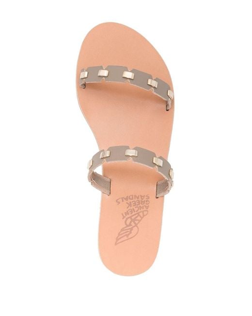 Ancient Greek Sandals White Shoes