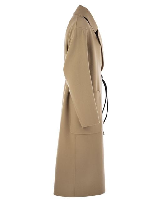 Sportmax Natural Abate Double Dressing Gown Coat