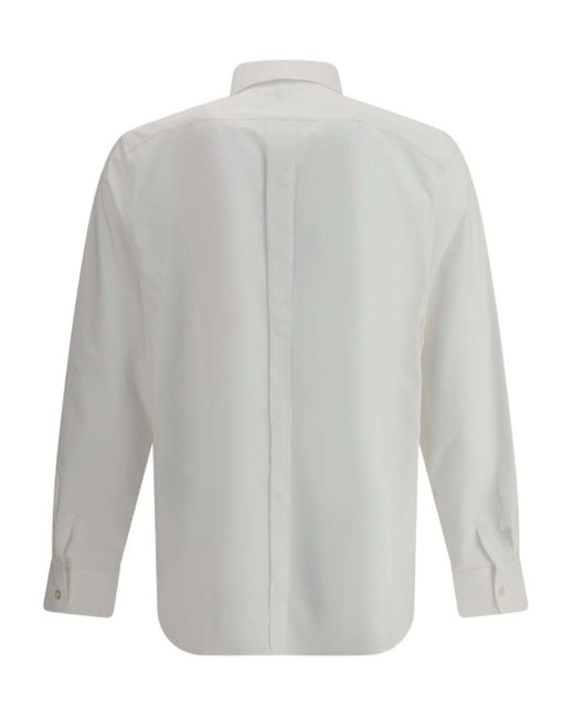 Saint Laurent White Cotton Shirt for men
