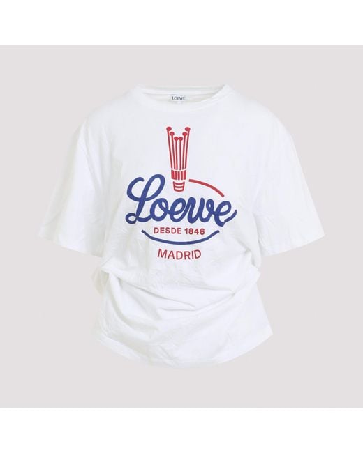 Loewe T-shirt in het White
