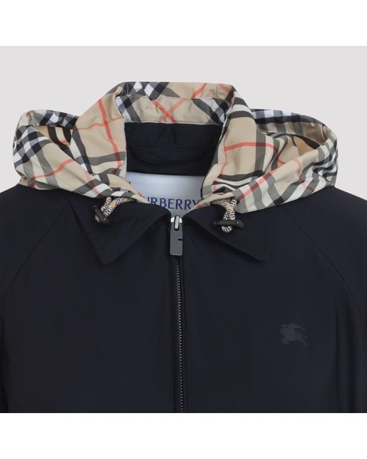 Burberry Blue Newcott Harrington Jacket