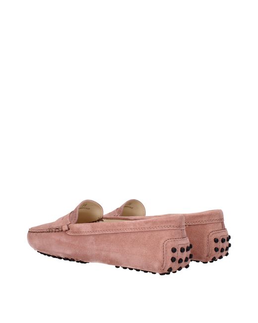 Tod's Tod 's Mocassini Frau Wildleder Pink