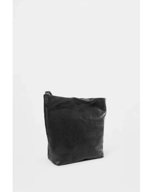 Ann Demeulemeester Black Ger Mini Soft Shoulder Bag
