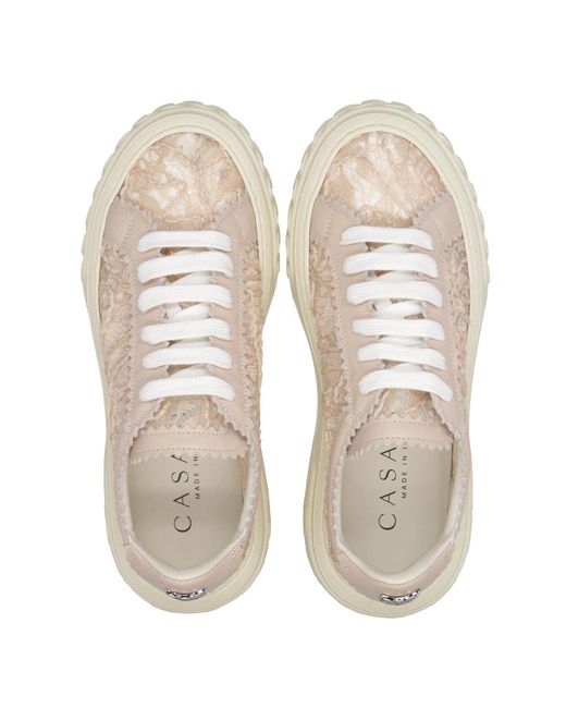 Casadei Natural Sneakers