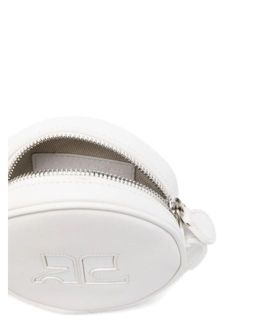Courreges White Reedition Circle Bag