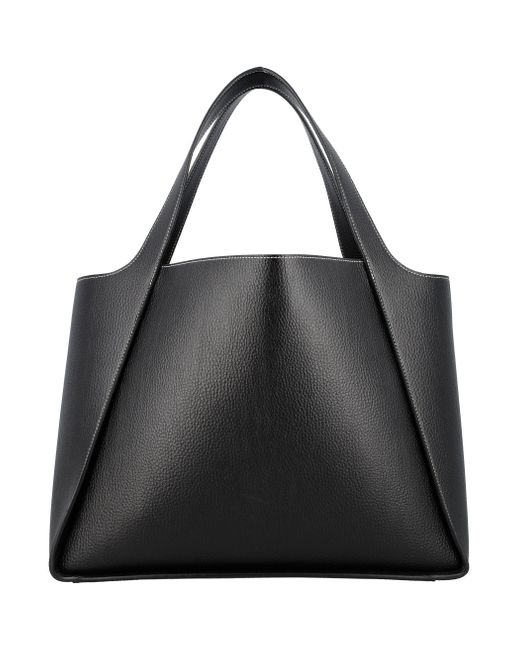 Stella McCartney Black Alter Mat Logo Tote