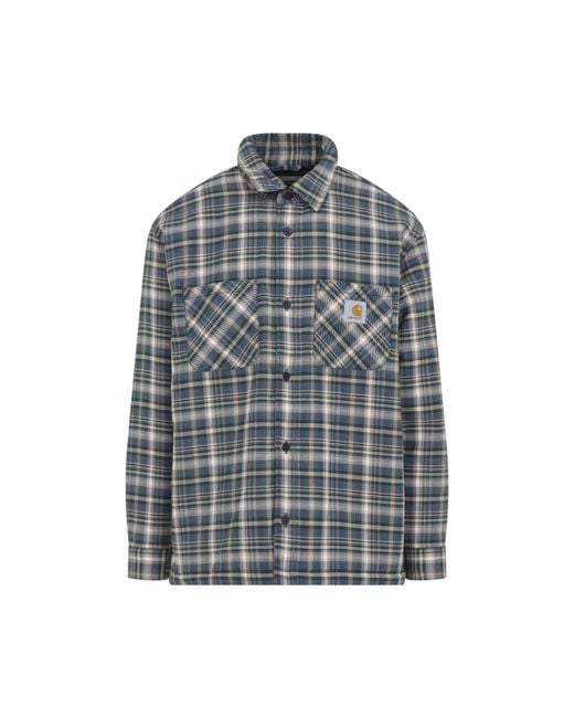 Carhartt Gray Cronyn Dark Cotton Shirt Jacket for men