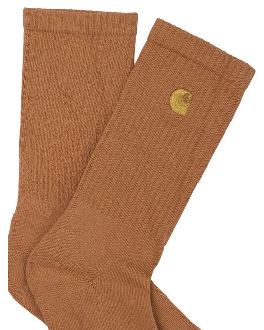 Carhartt Brown Chase Socks for men