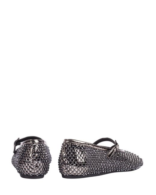 Le Silla Black Flat Shoes