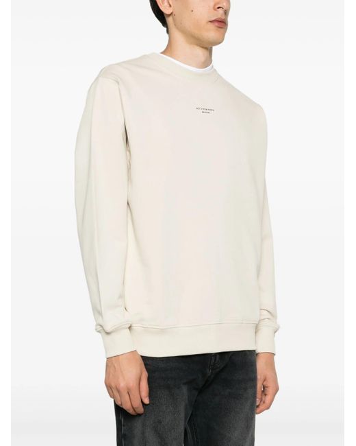 Drole de Monsieur Le Sweatshirt Slogan -Klassiker in White für Herren