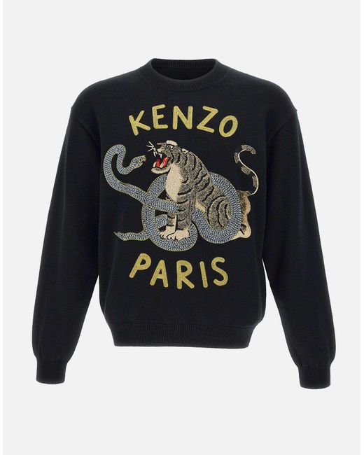 KENZO Blue Year Of The Snake Sweatshirt for men