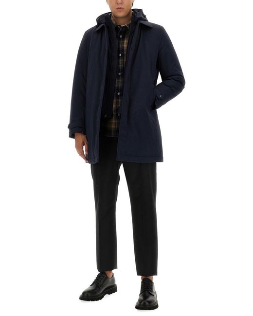 Woolrich Blue Nylon Jacket