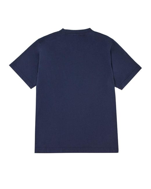 Autry X Maison Kitsune Blue T-shirt With Logo