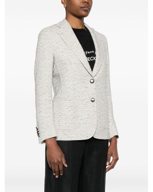 L.b.m. 1911 White Single Breasted Jacket