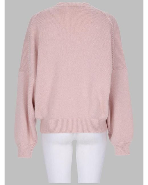 Khaite Pink Luxurious Cashmere Sweater For