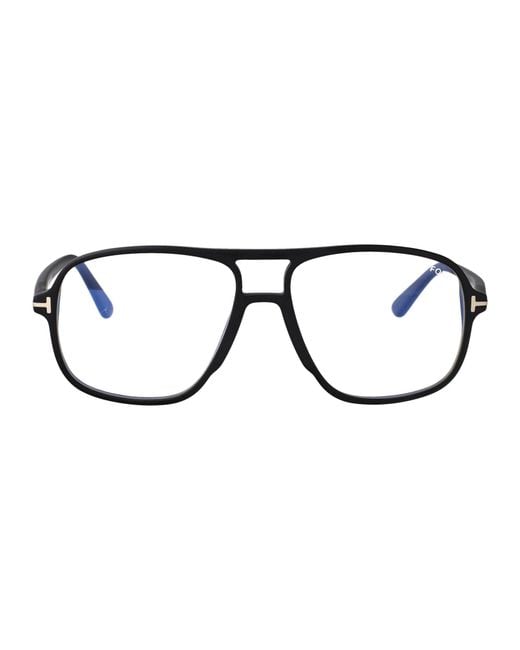 Tom Ford Black Aviator Optical Ft5737 B 002 for men