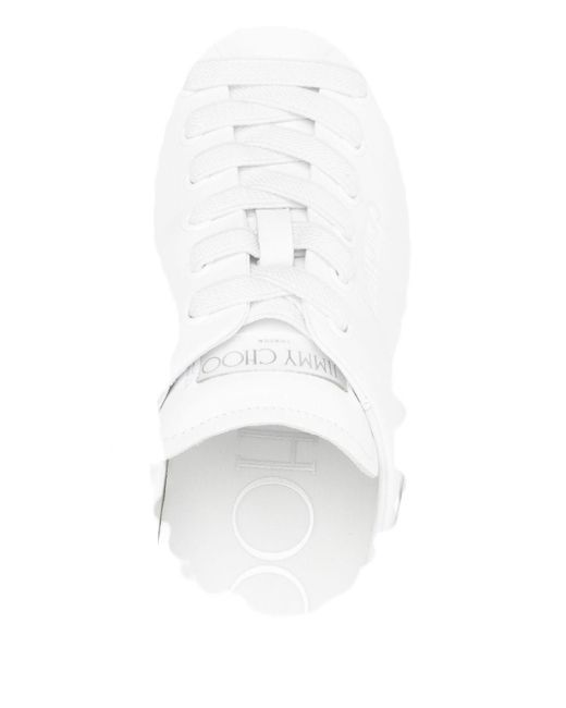 Jimmy Choo White Diamond Maxi Perl Lederschuppen