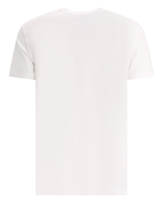 Dolce & Gabbana Besticktes T -Shirt in White für Herren