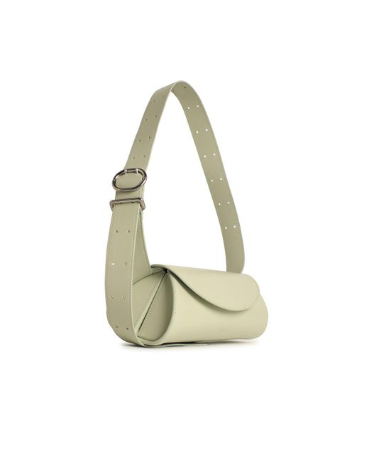 Jil Sander Metallic Small 'Cannolo' Light Lear Bag